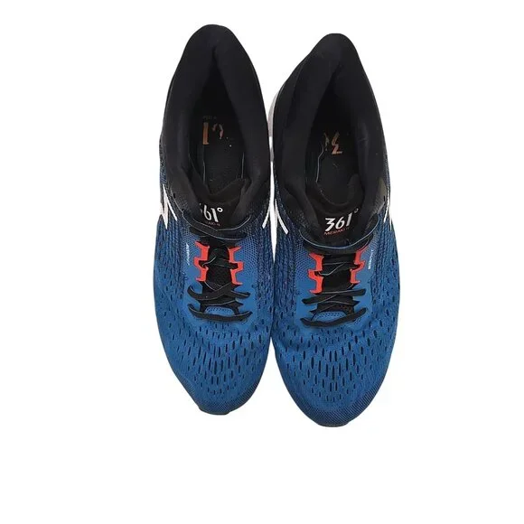 361 Degress Men's Meraki 4 Athletic Running She Blue Black Size 12M - Picture 7 of 8